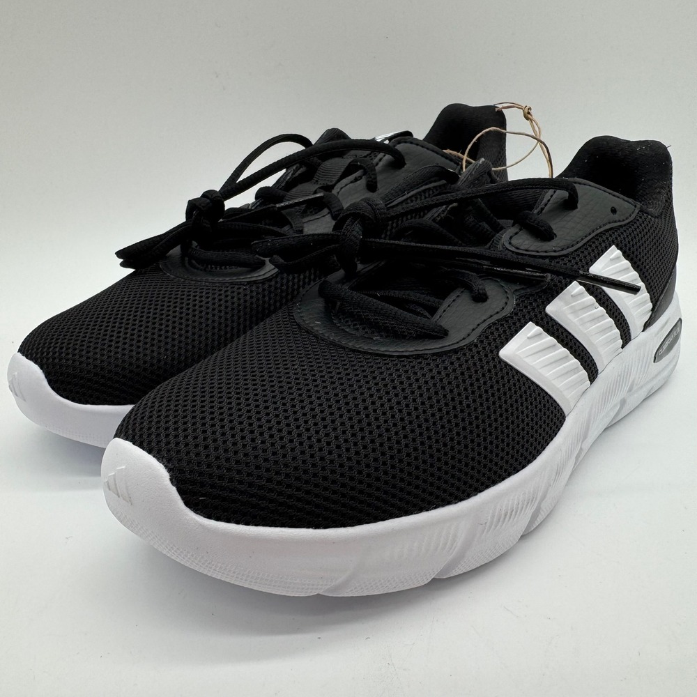 Adidas Cloudfoam Flex Lace Black White Running Shoes Women's Size 9 HQ4960 NIB